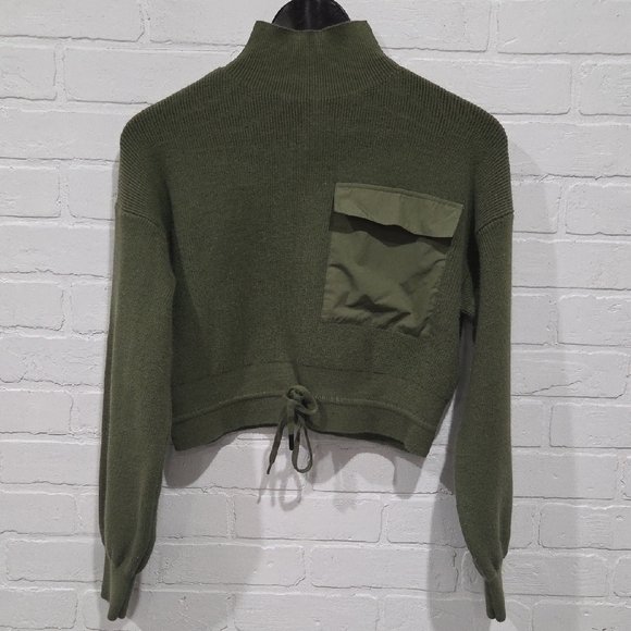 River Island Sweaters - River Island Olive Turtleneck Sweater